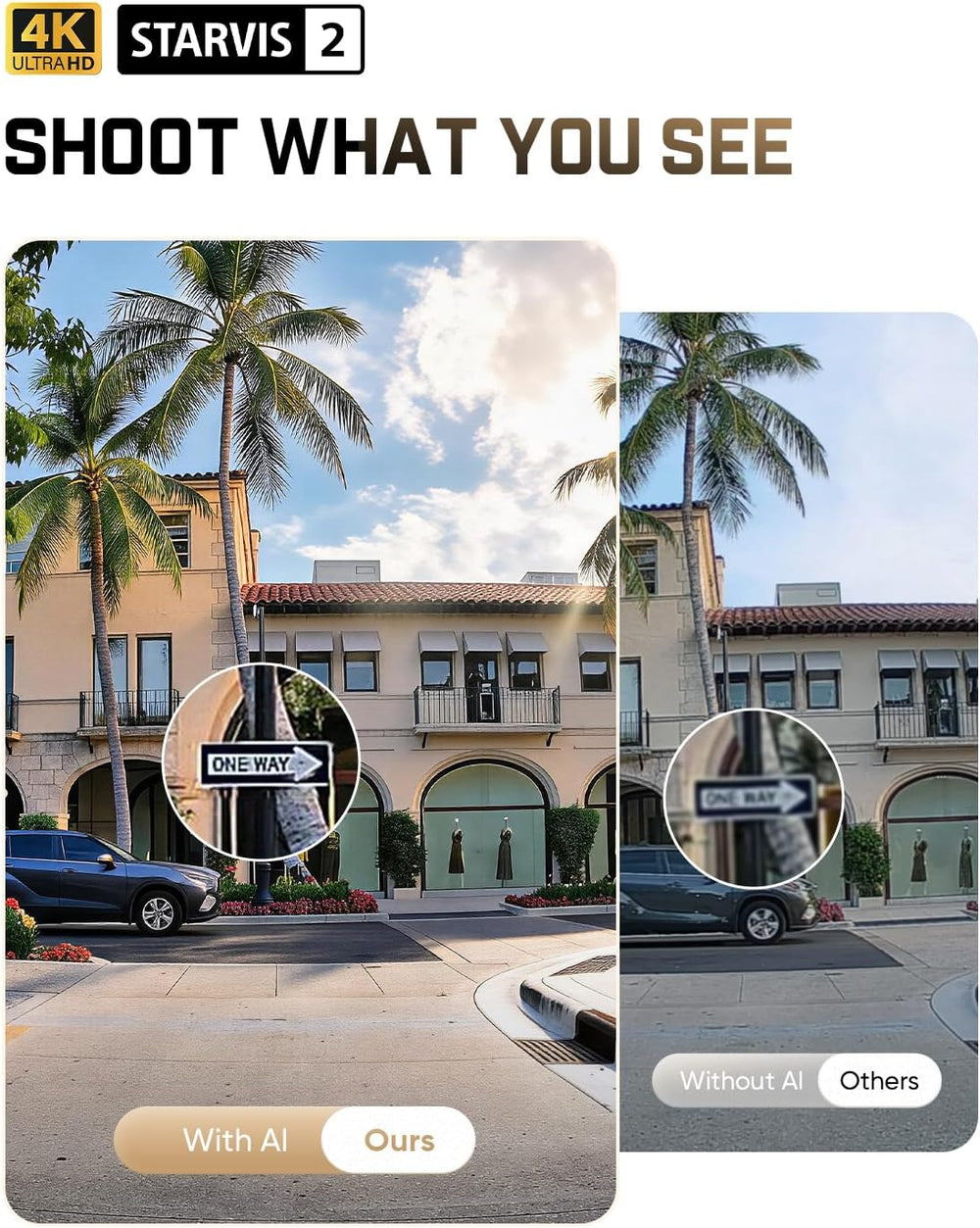 Fanttik Luma K10 Apex 4K Dashcam Front Rear, STARVIS 2 Sensor, AI Algorithm
