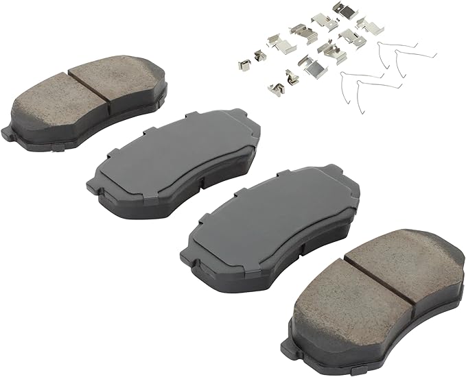Premium Ceramic Front Brake Pads Compatible