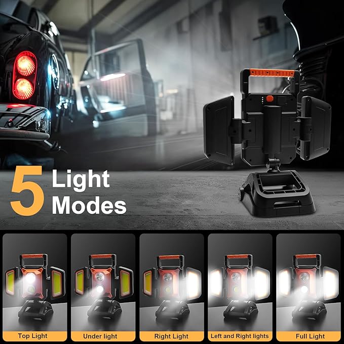 4000LM LED Work Light Rechargeable
