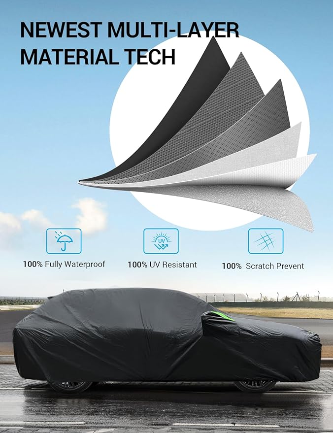 Proadsy 2025 Upgrade SUV Car Cover Compatible