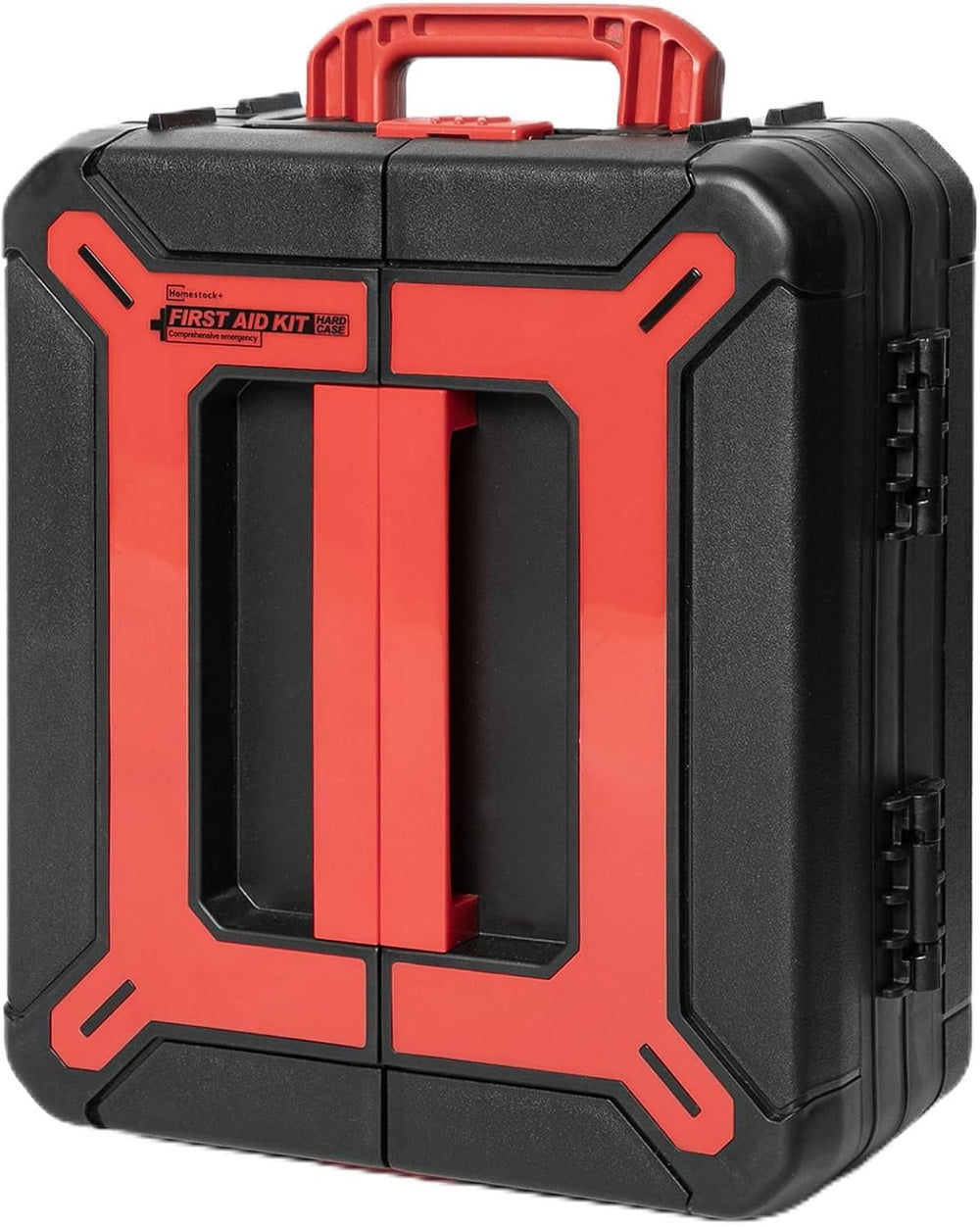 Hard Case First Aid Kit 408 Pcs - Wall Mountable Trauma Kit for Car, Home, Of...
