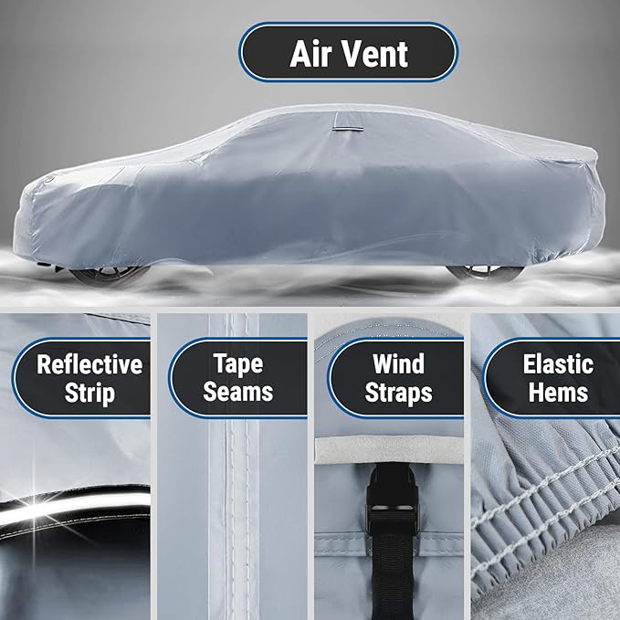 iCarCover Custom Car Cover for Chevy Styleline Deluxe 2-Door, 4-Door Waterproof