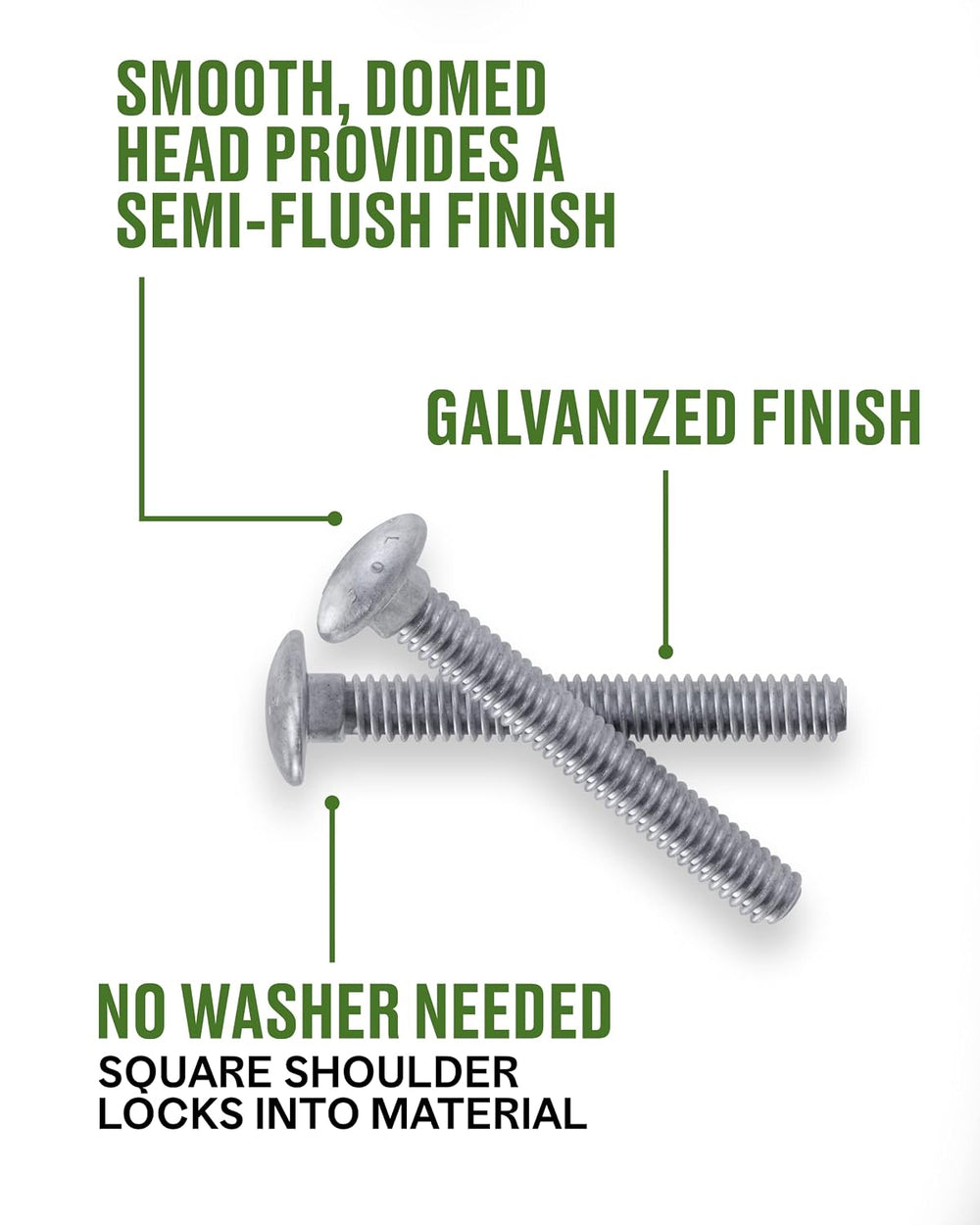 Hillman 1/2X7 Carriage Bolt