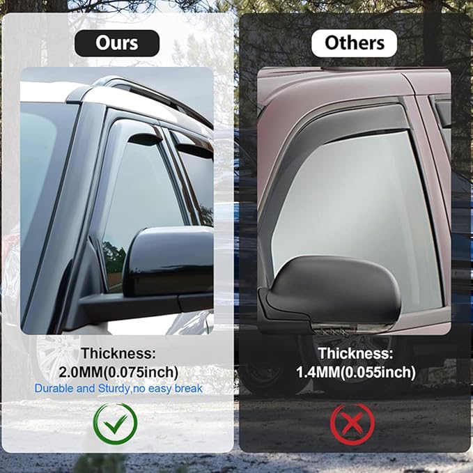 Nilight in Channel Window Deflectors