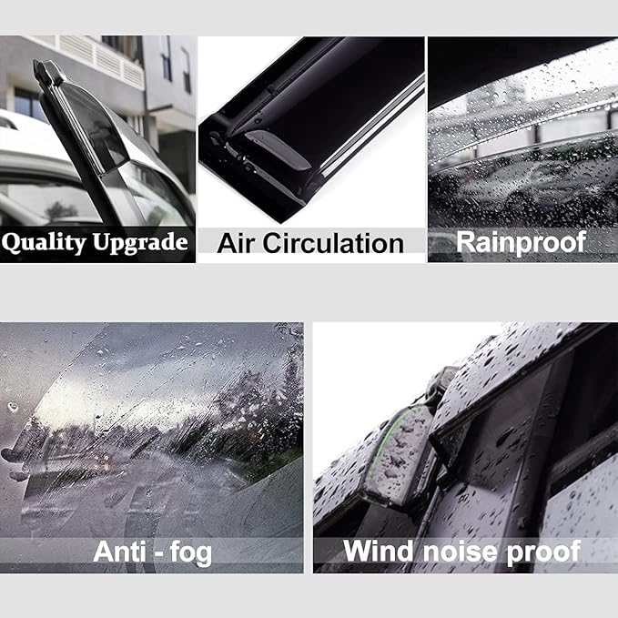 94531 Side Window Visors Wind Vent Deflector