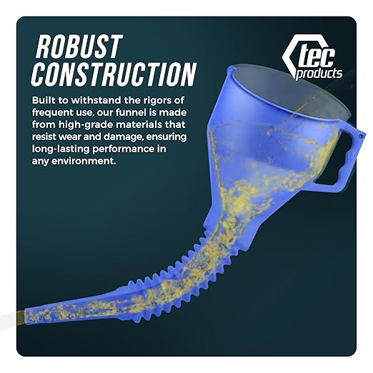 FlexAll Long Flexible Funnel for Automotive Use