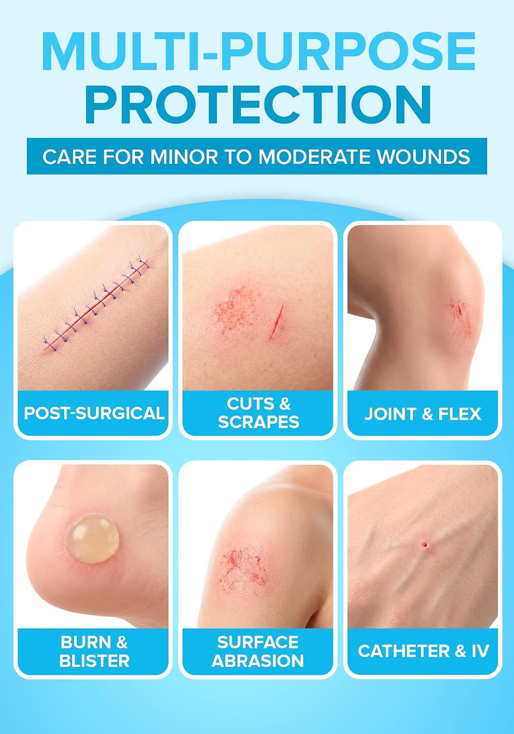 Island Dressing 6x8, 50pcs, Wound Care & Dressings, Large Bandage FSA&amp...