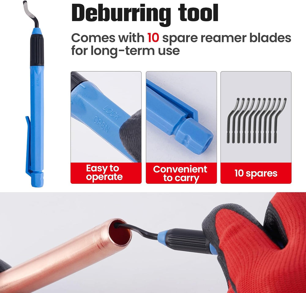 Copper Pipe Cutter Kit for HVAC and Plumbing