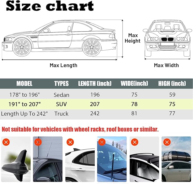 7 Layers Waterproof Heavy Duty Car Covers