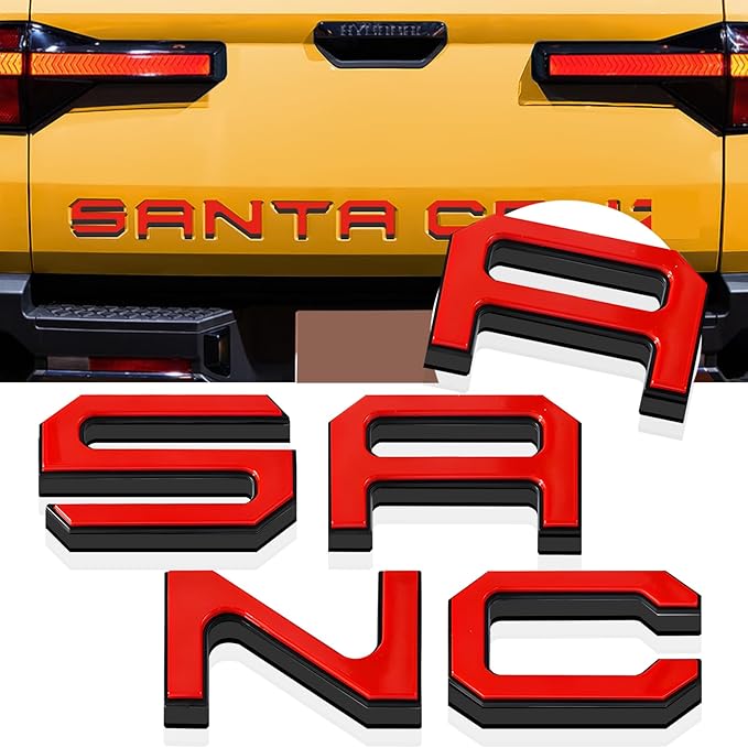 Tailgate Insert Letters Compatible