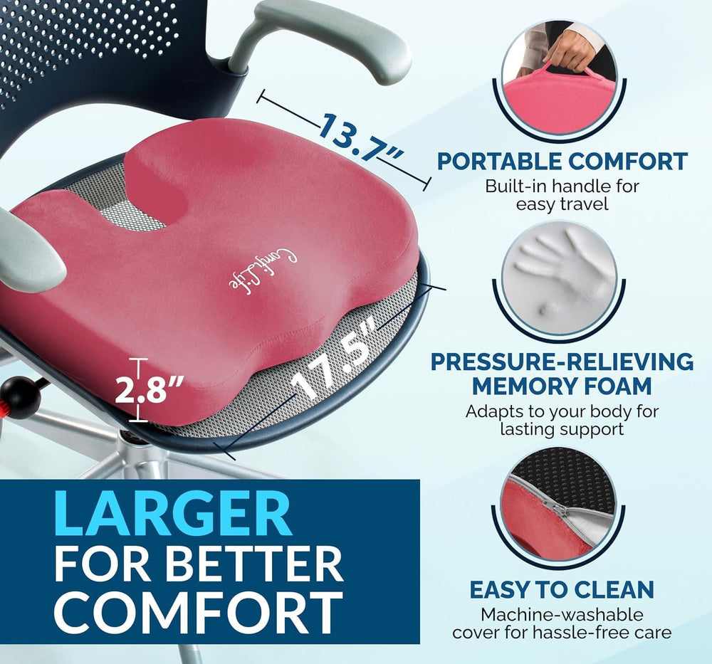 ComfiLife Doctor Recommended Seat Cushion - Premium Gel & Memory Foam Off...