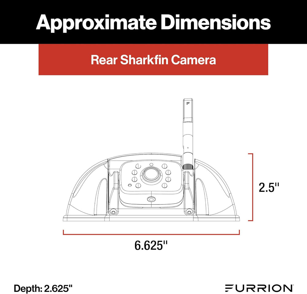 Furrion Vision S+ Wireless 3-Camera RV System with 7" Monitor, FOS7HTAEN