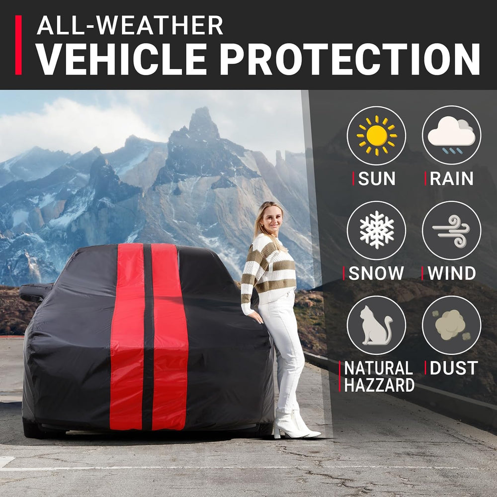 iCarCover Car Cover Waterproof All Weather for 2000-2020 Chevy Impala