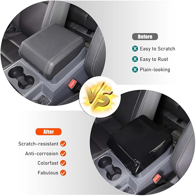 Armrest Box Cover Center Console Pad Compatible