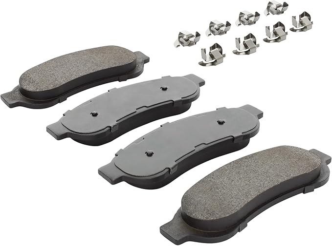 Premium Semi-Metallic Rear Brake Pads Compatible