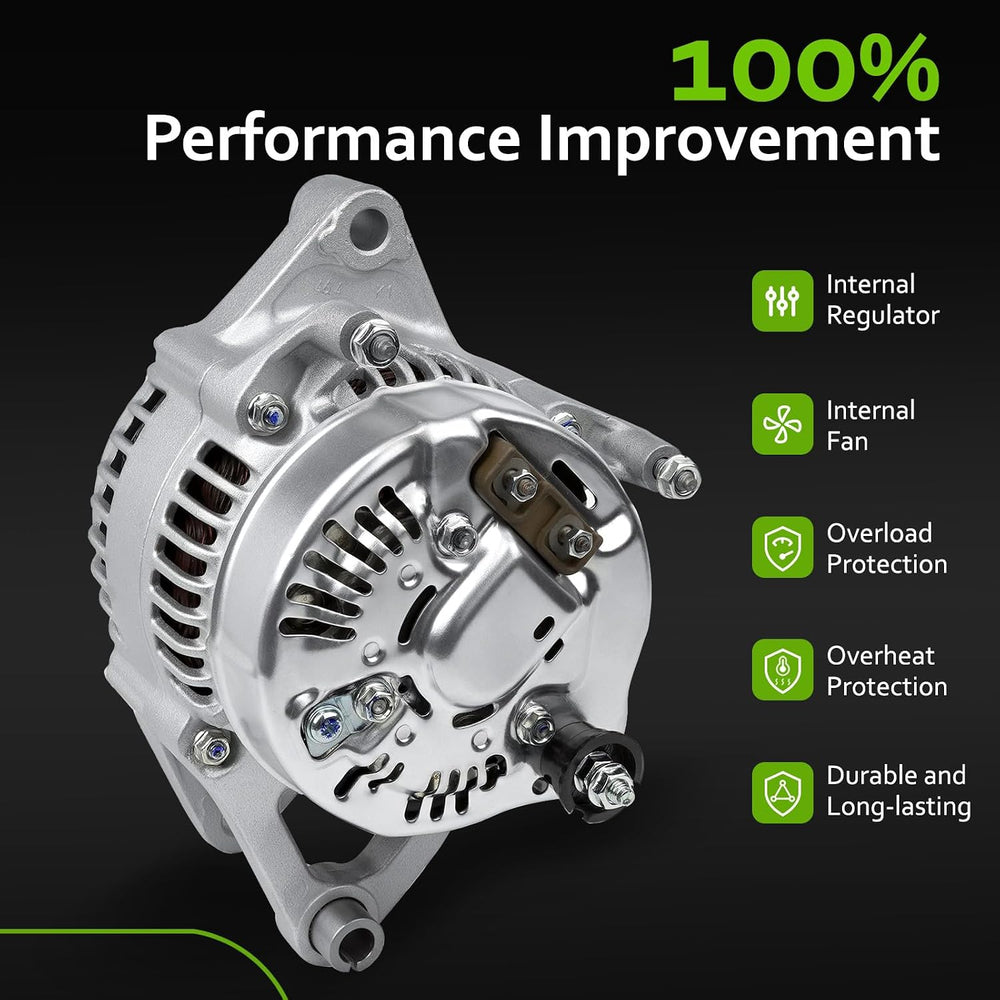 New Alternator Replacement for 1991-1998 Jeep Wrangler Cherokee 2.5 4.0 L4 L6...