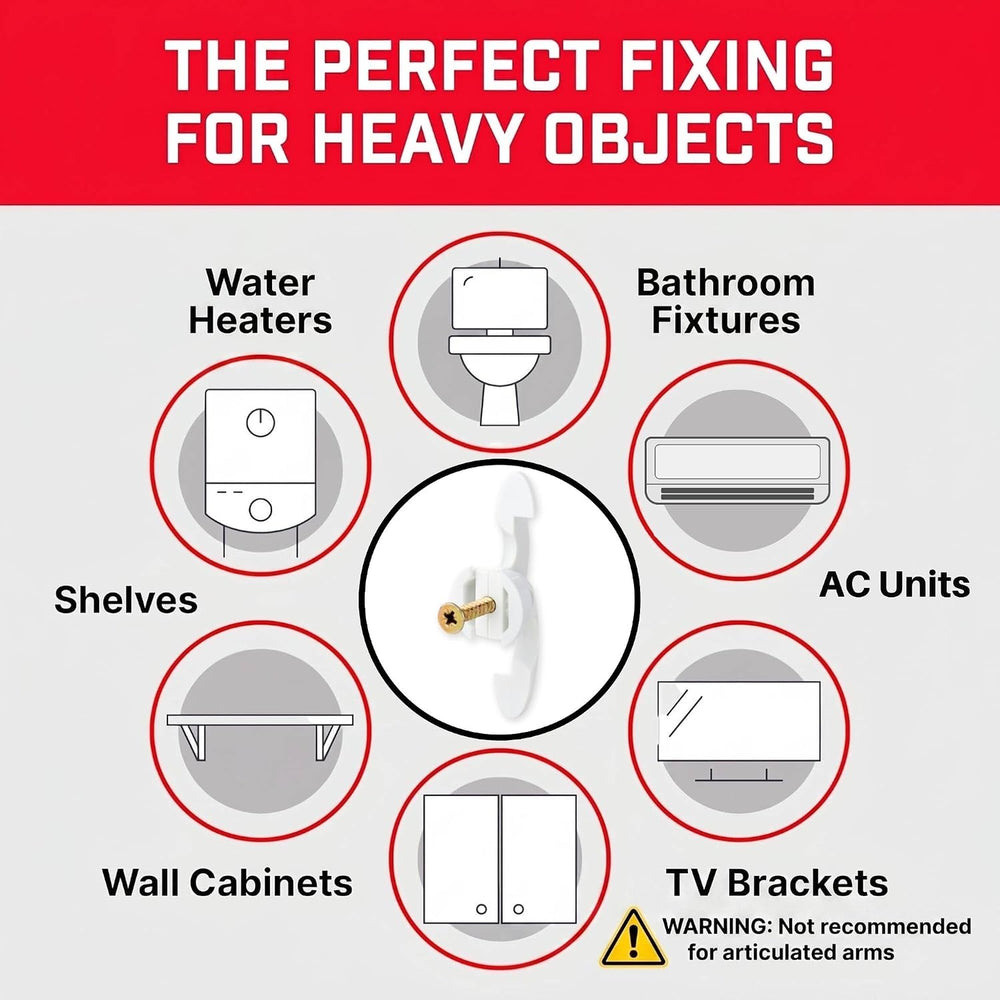 Extra Plasterboard Fixings Heavy Duty - 96 Pack