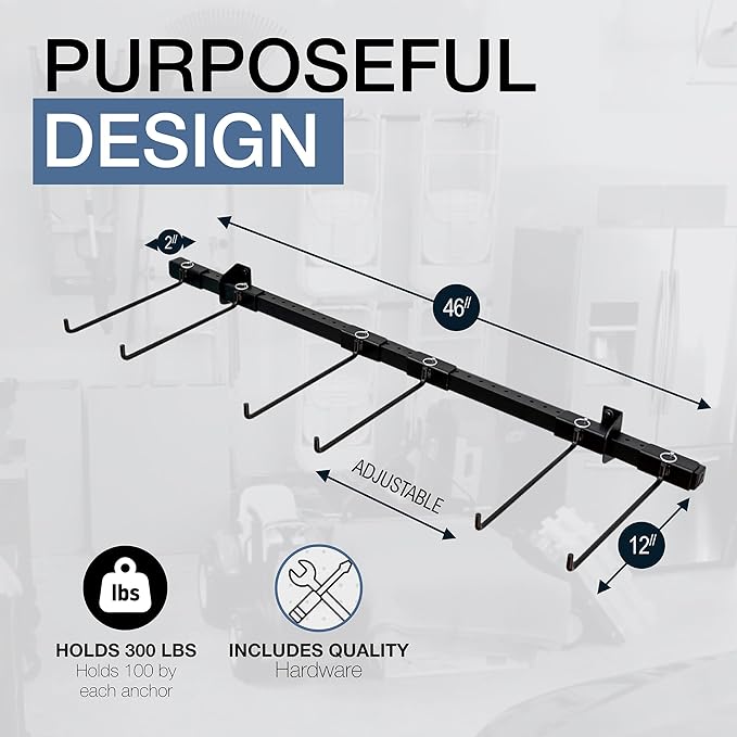 StoreYourBoard Chair Storage Rack Triple – Heavy Duty Folding Chair Rack