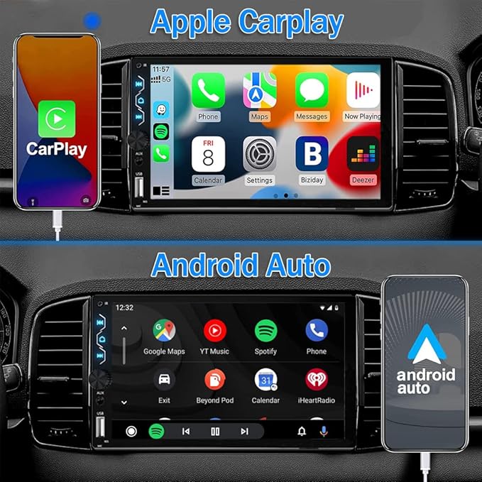Leadfan Double Din Car Stereo