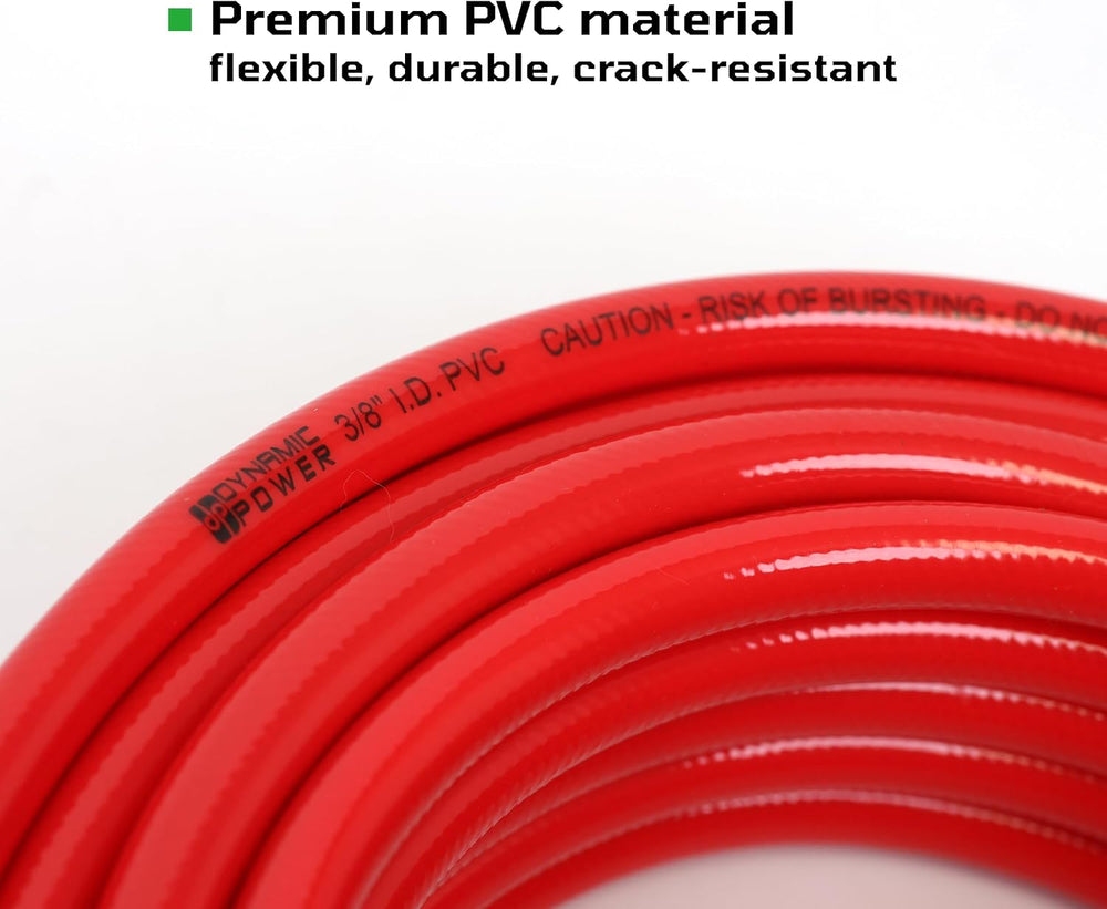 DYNAMIC POWER Truck Tire Inflator Kit- 3/8" X 50' Air Hose with Univ...