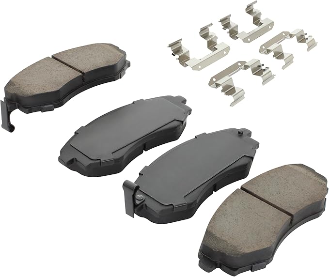 Premium Semi-Metallic Front Brake Pads Compatible