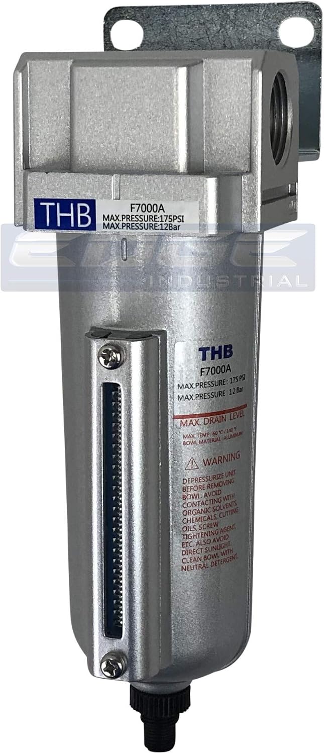 HEAVY DUTY INDUSTRIAL RATED HIGH FLOW PARTICULATE FILTER, IN-LINE WATER TRAP ...