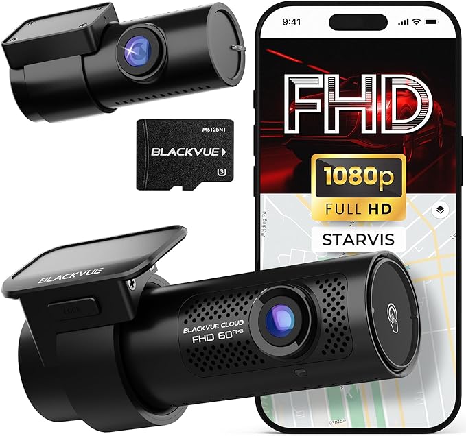 BlackVue DR770X-2CH II Dash Cam – Dual Full HD Front & Rear, Enhanced Visual