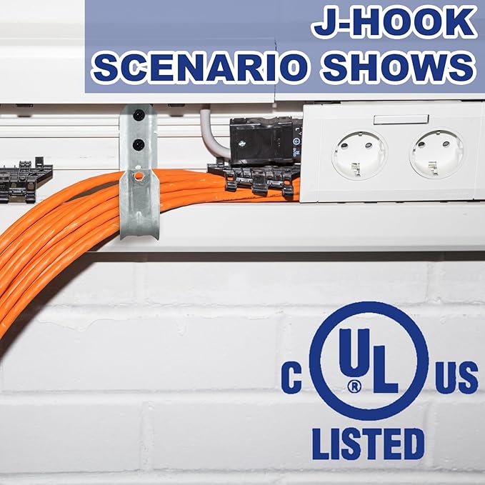 Gisafai 100 Cable Support J Hook, Cable Hooks