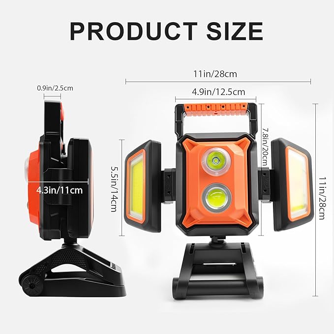 4000LM LED Work Light Rechargeable