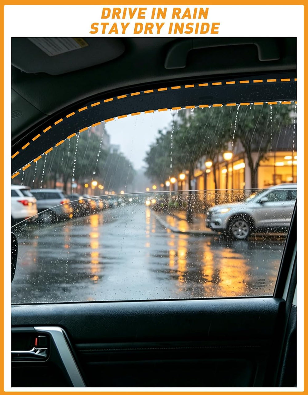in-Channel Window Rain Guards Fit