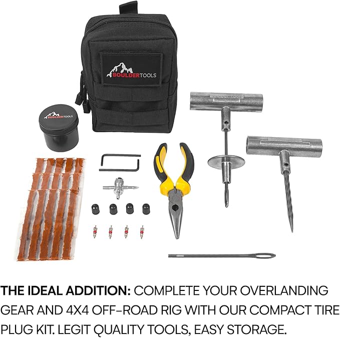Boulder Tools - Compact Tire Repair kit