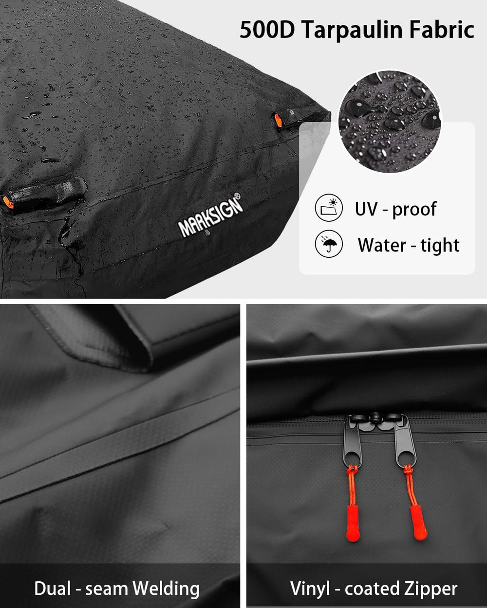 Truck Bed Cargo Bag, 26 Cubic Feet 100% Waterproof Cargo Bag for Truck Bed, H...