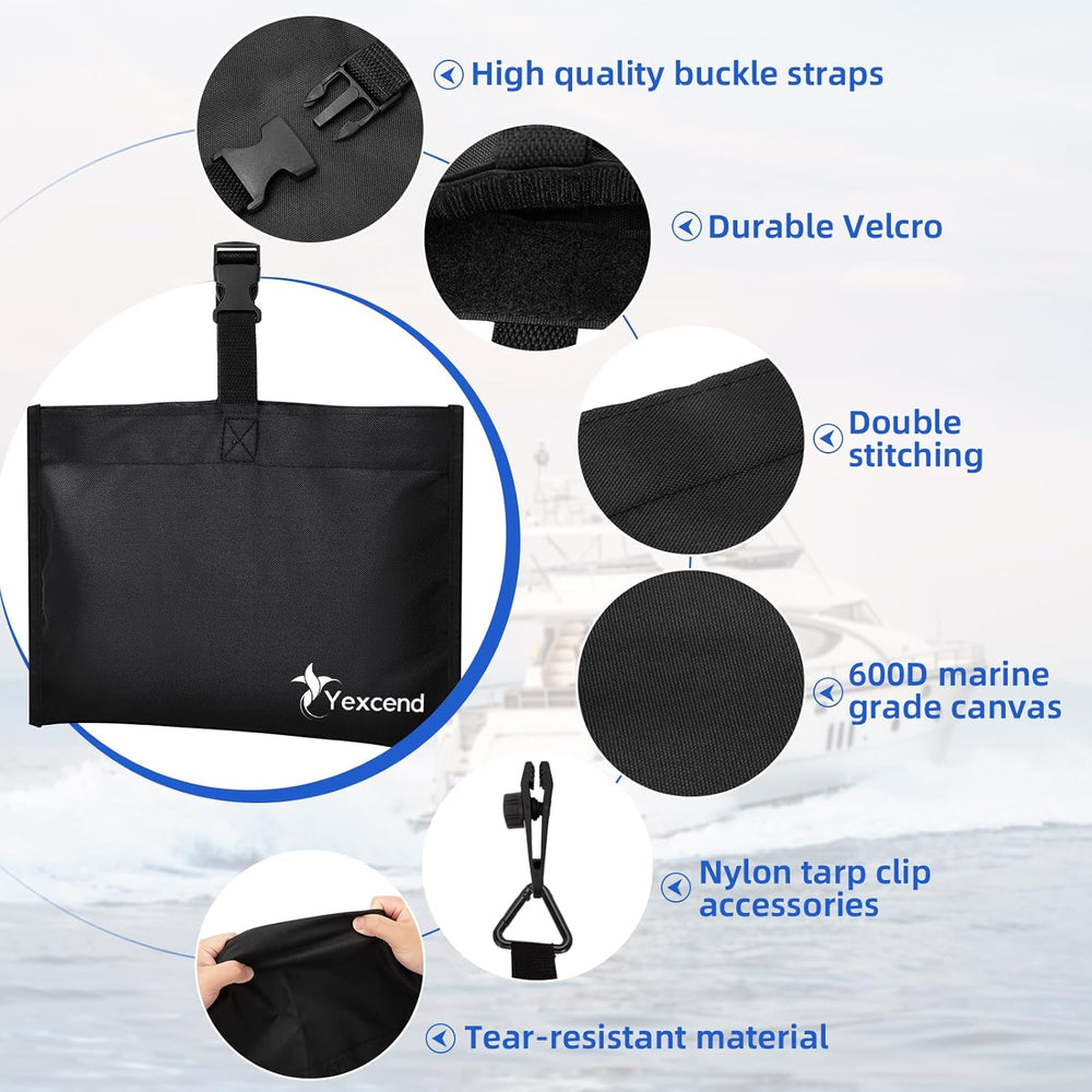 10 Packs Boat Cover Sand Bag Mooring Kit