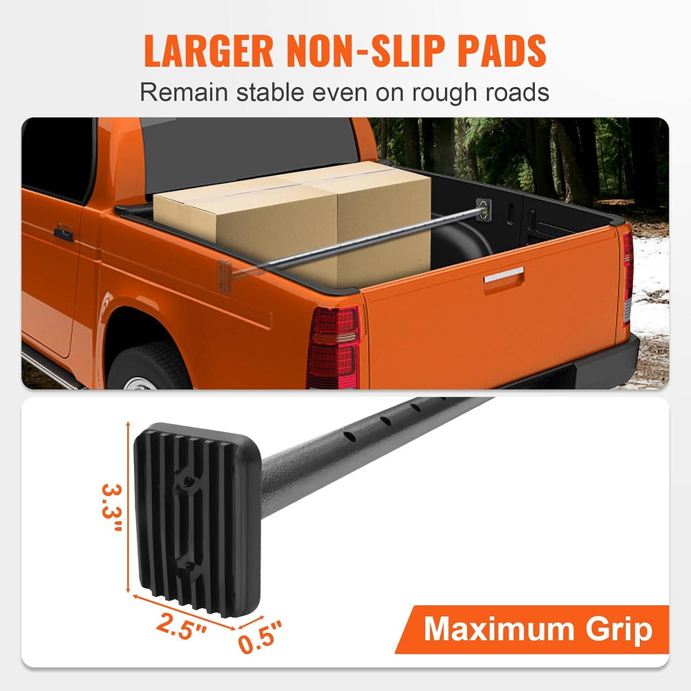 VEVOR Cargo Bar, Truck Bed Bar Adjustable from 40" to 73", Heavy-Du...