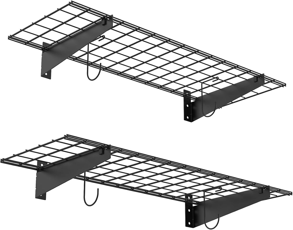 TORACK 2 Pack Garage Wall Shelves