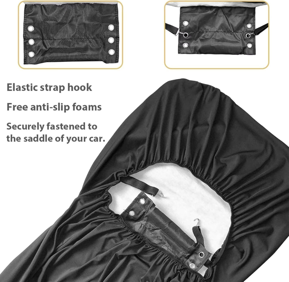 Gothic Bat Car Seat Covers Set of 2 Elastic Fabrics
