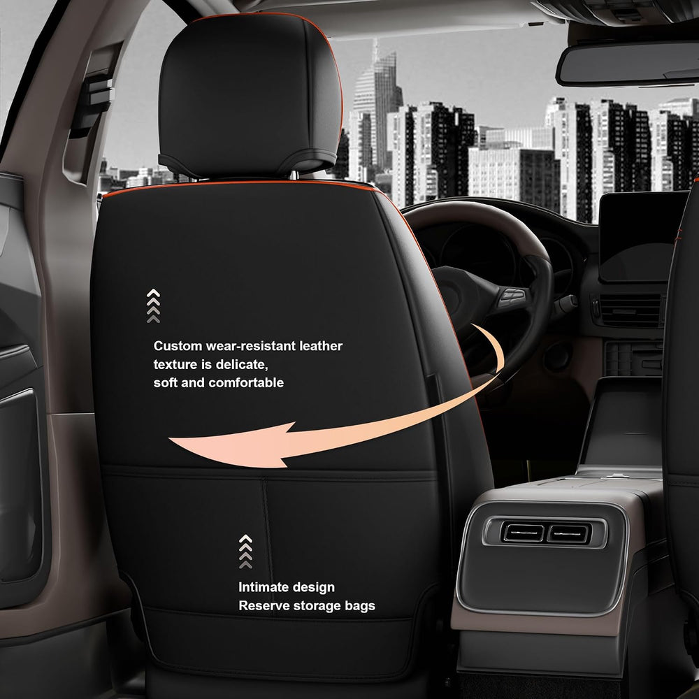 5PCS H7 Front and Back Car Seat Covers Auto Interior Accessories with Water P...