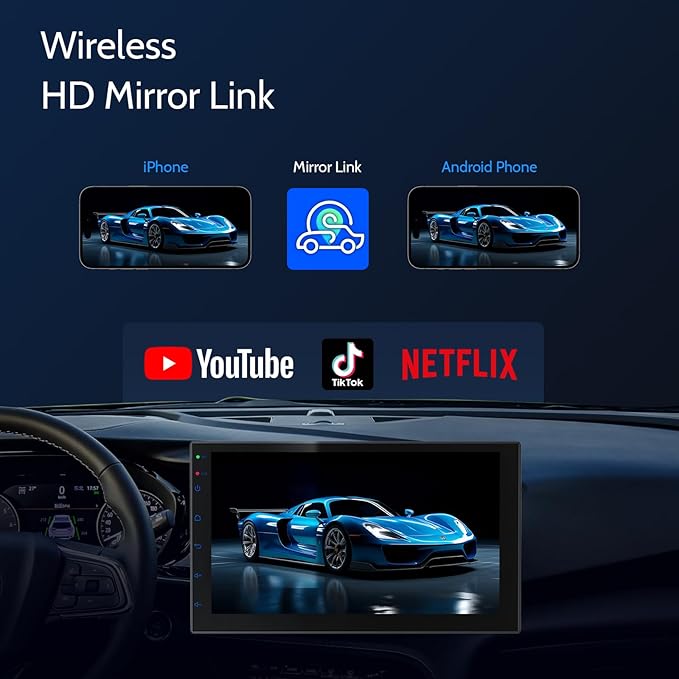 7 Inch Double Din carplay Screen,