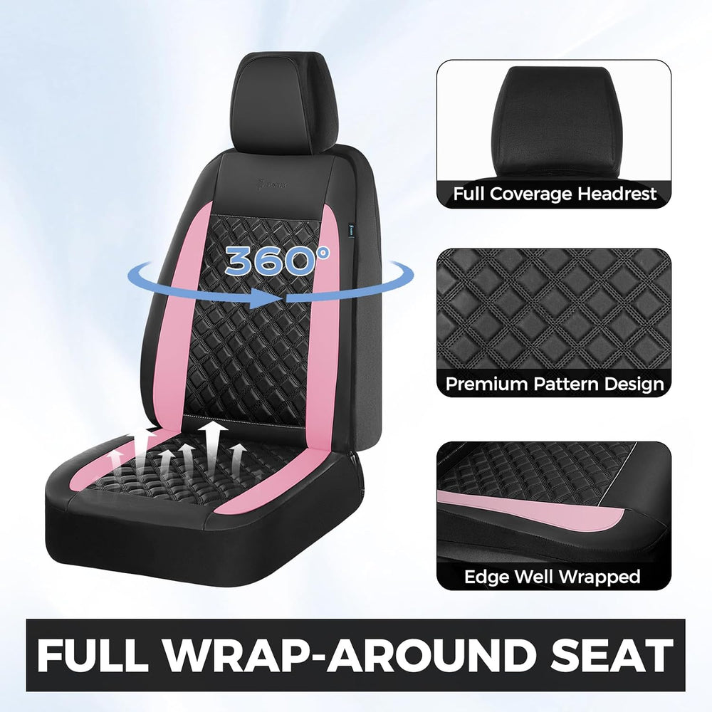 Seat Covers, Front Seat Covers 2 PCs, Automotive Seat Cover for Cars, Luxury ...