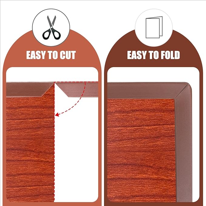 Rubber Edge Trim, Flexible Self Adhesive U Shaped Peel and Stick Edge Banding