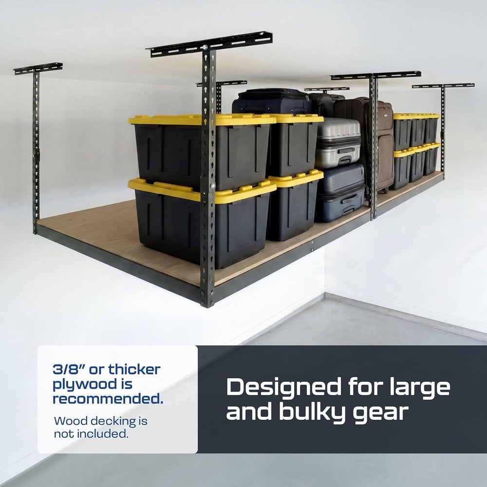 MonsterRax 4x8 Overhead Storage Rack Frame Kit