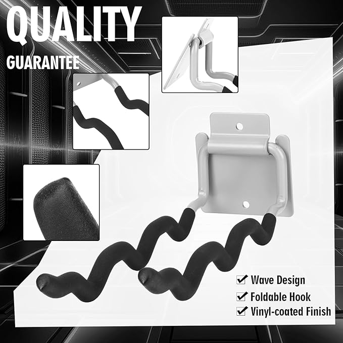 4 Pack Heavy Duty Garage Hooks Ladder Hangers