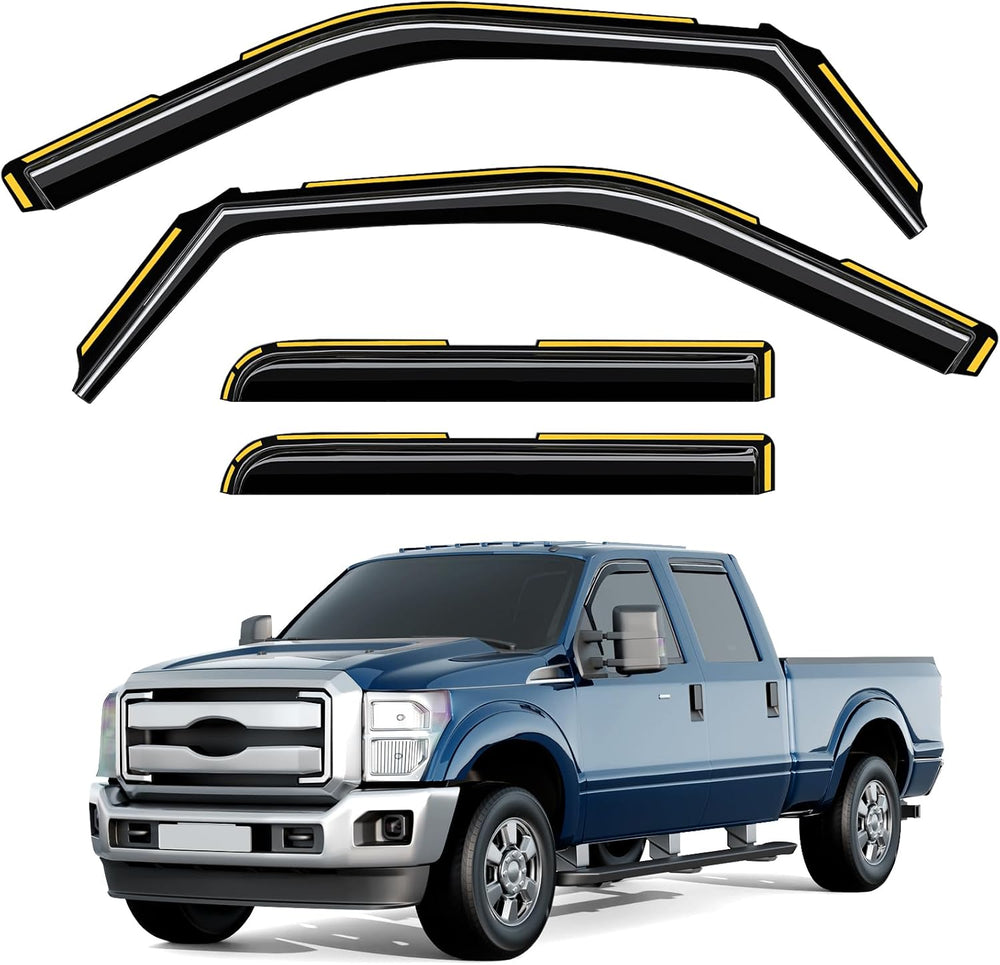 in-Channel Window Rain Guards Fit