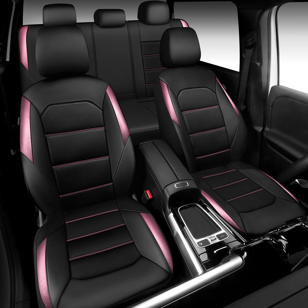 CAR PASS Memory 3D Foam Car Seat Covers Full Set, Breathable Mesh Thick Seat ...