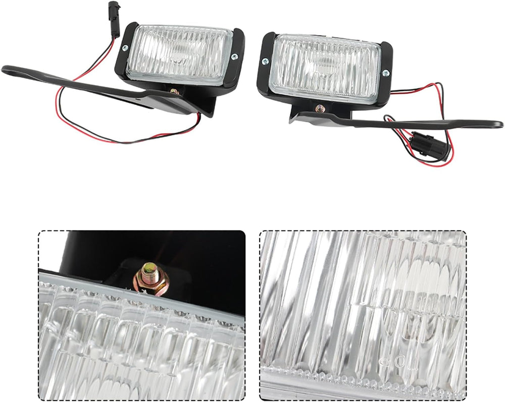 Silscvtt Front Fog Lights Replacement for Chevy C/K 1500 1988-1998