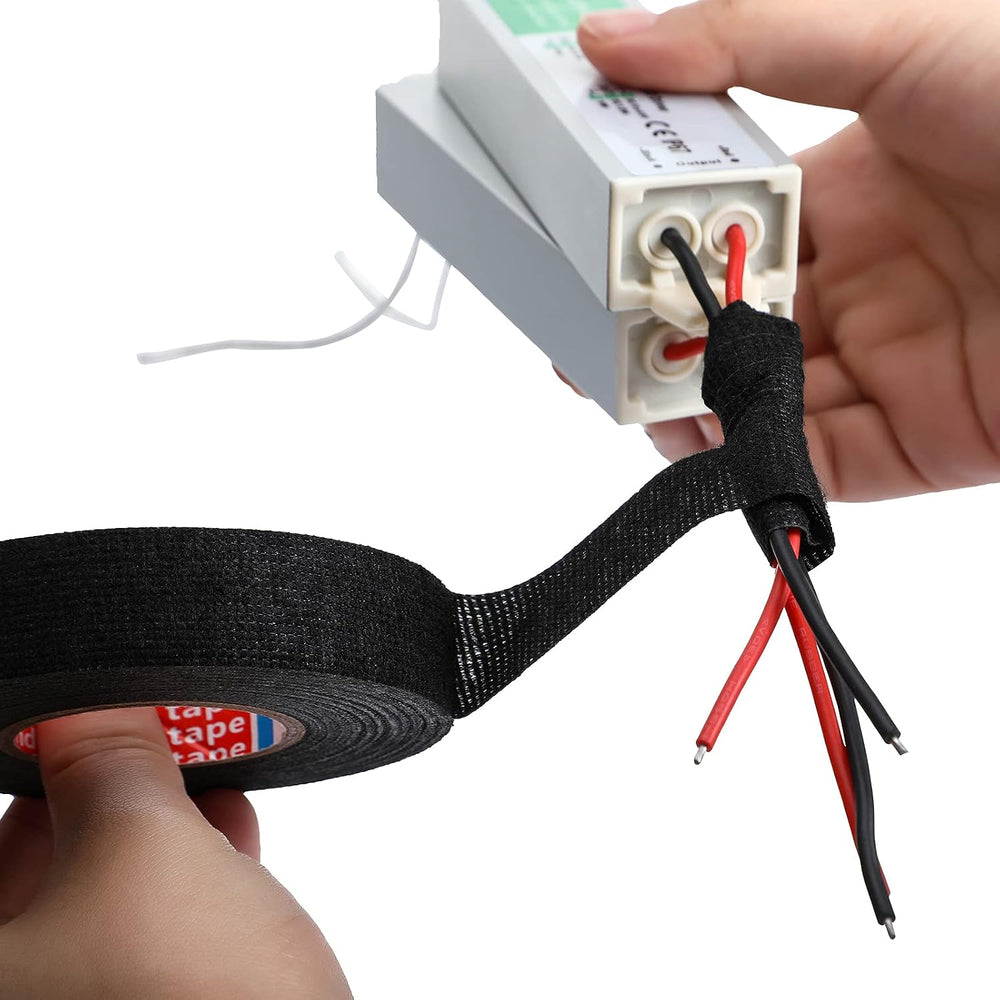 Outus Cloth Electrical Wiring Harness Tape, 50 Roll, 3/4 Inch X 49.2 ft