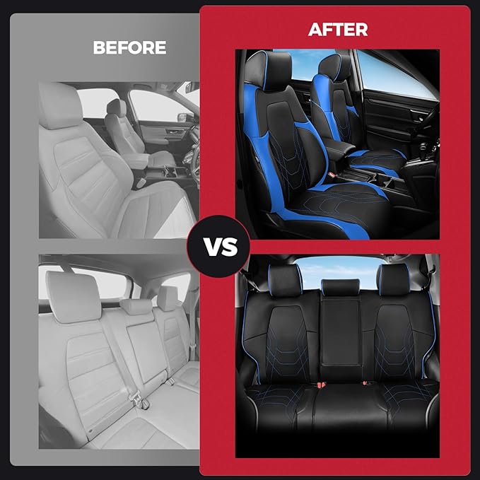 FREESOO CRV Seat Covers Full Set,