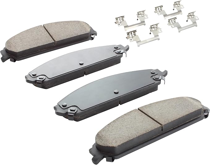 Premium Ceramic Front Brake Pads Compatible