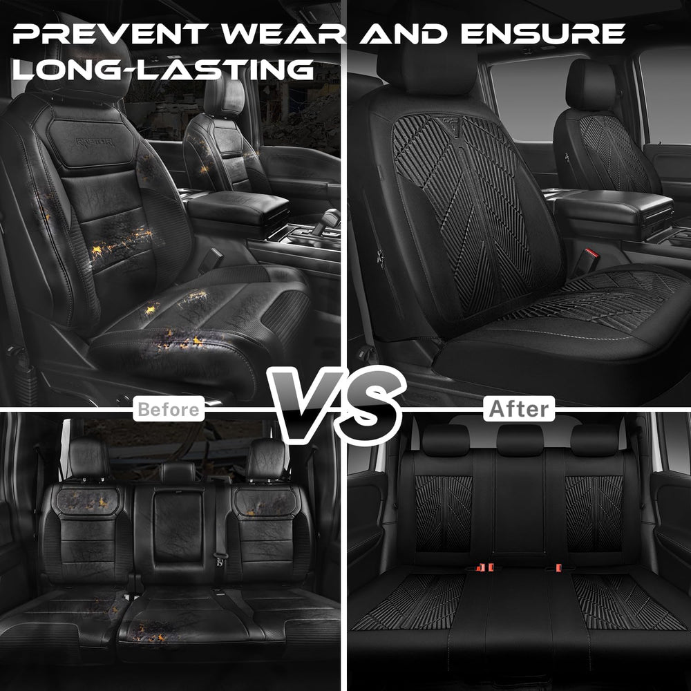 CAR PASS Waterproof Car Seat Covers Full Set,Neoprene Wetsuit, All-Weather No...