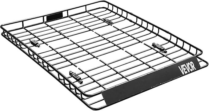 VEVOR Roof Rack Basket, Universal Rooftop Cargo Carrier